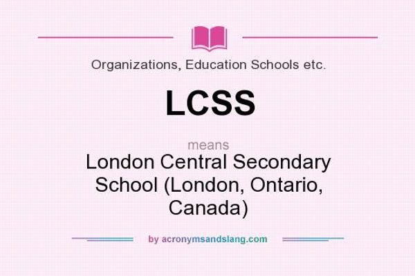 Trường Trung Học London Central Secondary School - London, Ontario, Canada